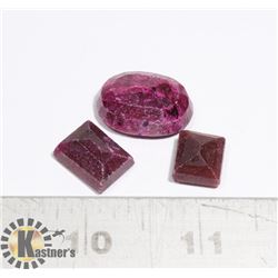#197-RED RUBY GEMSTONE 74.75ct
