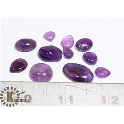 #194-PURPLE AMETHYST GEMSTONE 53.5ct