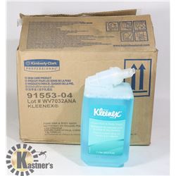 CASE OF 6 ONE LITER BOTTLES OF KLEENEX FOAM HAIR