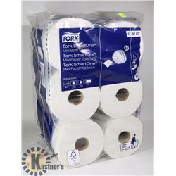 CASE OF TORK SMART ONE MINI BATH TISSUE ROLLS