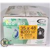 Image 1 : CASE OF 35" X 48" BLACK GARBAGE BAGS