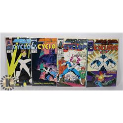 MARVEL COMICS PRESENTS CYCLOPS COMIC BOOKS.