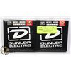 Image 1 : THREE SETS OF NEW DUNLOP ELECTRIC STRINGS NICKEL