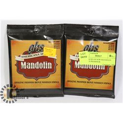 TWO PACKS OF NEW MANDOLIN STRINGS PHOSPHOR