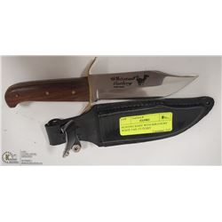 HUNTING KNIFE WITH SHEATH BY WHITE TAIL CUTLERY