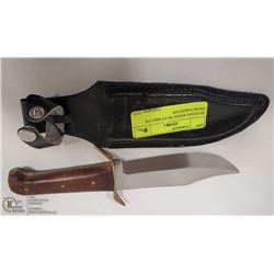HUNTING KNIFE WITH SHEATH BY WHITE TAIL CUTLERY