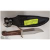 Image 1 : HUNTING KNIFE WITH SHEATH BY WHITE TAIL CUTLERY