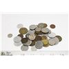 Image 1 : BOX OF ASSORTED VINTAGE WORLD COINS