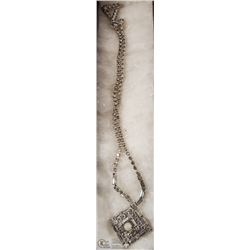 JAY FLEX STERLING NECKLACE WITH STONES PEARL