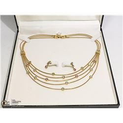 VINTAGE 5TH AVENUE NECKLACE AND EARRINGS