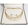 Image 1 : VINTAGE 5TH AVENUE NECKLACE AND EARRINGS