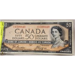 CAD 1954 DEVILS FACE $50 BILL