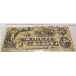 BANK OF SOTO REPLICA 3 DOLLAR BILL