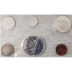 1962 SILVER PROOF LIKE 6 COIN SET WITH ENVELOPE
