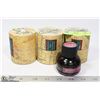 Image 1 : 3 BOTTLES OF BORDEAUX INK FOR FOUNTAIN PEN AND