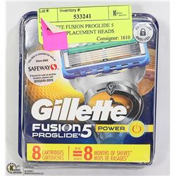 GILLETTE FUSION PROGLIDE 5 POWER REPLACEMENT HEADS