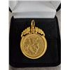 Image 2 : 24K GOLD $5 COIN PENDANT, (COIN VALUE $564.63 CAD)