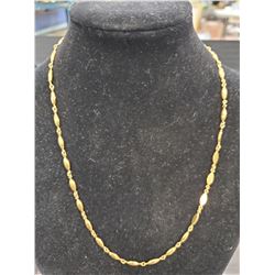 24KT GOLD 18 INCH CHAIN (WEIGHT = 29.78 GRAMS)