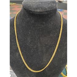 24KT GOLD 18 INCH CHAIN, (WEIGHT = 36.84 GRAMS)