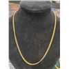 Image 1 : 24KT GOLD 18 INCH CHAIN, (WEIGHT = 36.84 GRAMS)