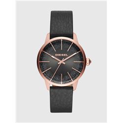 NEW DIESEL 38MM BLACK GLITTERED DIAL MSRP $215