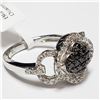 Image 4 : 32) 18KT WHITE GOLD FANCY COLORED BLACK DIAMOND