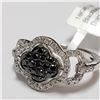 Image 5 : 32) 18KT WHITE GOLD FANCY COLORED BLACK DIAMOND