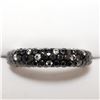 Image 1 : 42)18KT WHITE GOLD FANCY COLOR BLACK DIAMOND RING.