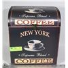 Image 1 : WOOD COFFEE BOX- DECORATIVE- "NEW YORK SUPREME