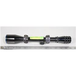 PRMSPORT 4" X 40" RIFLESCOPE WITH RINGS