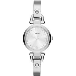 NEW FOSSIL SILVER DIAL ST. STEEL 26MM MSRP$199