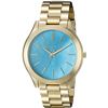 Image 3 : NEW MICHAEL KORS SLIM RUNWAY BLUE PEARL MSRP $261