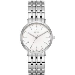 NEW DKNY 36MM SILVER DIAL STAINLESS STEEL MSRP$209