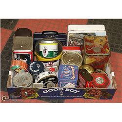 FLAT OF ESTATE COLLECTOR TINS