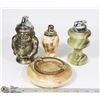 Image 1 : COLLECTION OF STONE LIGHTERS AND ASHTRAY