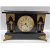 Image 1 : ANTIQUE MANTLE CLOCK 15" X 10" COMES WITH KEYS