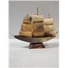 Image 1 : DECORATIVE SHIP MADE OF BONE