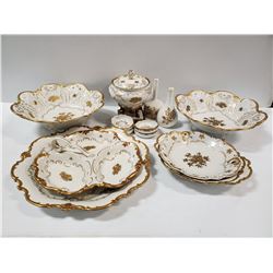 13PC GROUP OF FINE CHINA, SOME MADE IN FRANCE,