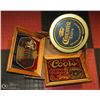 Image 1 : CORONA CLOCK, MOLSON CANADIAN PICTURE AND