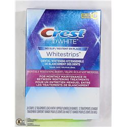 CREST 3D WHITE TEETH STRIPS BOX SEALED 2020