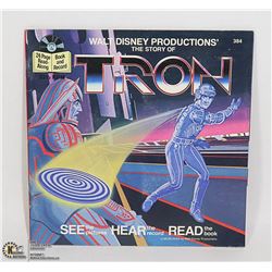 TRON COMIC WITH RECORD BOOK 1970'S