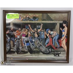 11" X 14" EASYRIDER HARLEY DAVID MANN POSTER