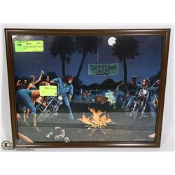 11" X 14" EASYRIDER HARLEY DAVID MANN POSTER