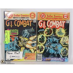 2 X G.I. COMBAT DOLLAR COMICS #201 #204