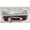 Image 1 : CROCK POT COOKER RED AND WHITE