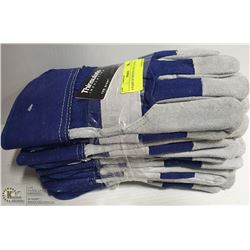 6 PAIRS OF WINTER LINED CLOVES