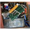 Image 1 : TRAY OF SHOP TOOLS & MISCELLANEOUS