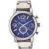 Image 1 : NEW FOSSIL BRUSHED SILVER TONE S/STEEL BLUE DIAL 50MM