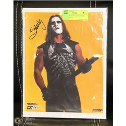 WWE WCW NOW LEGEND STING SIGNED PHOTO