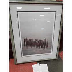 ROBERT BATEMAN LTD ED SIGNED PRINT 32" X 39"